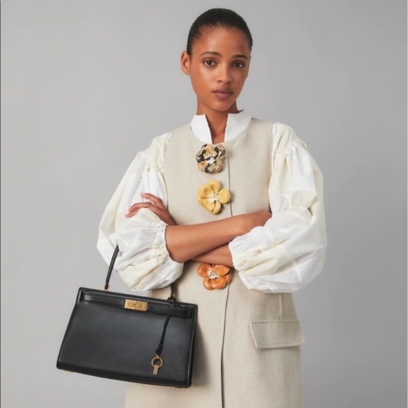 55814 - Tory Burch Lee Radziwill Small Satchel - Picture 13 of 14